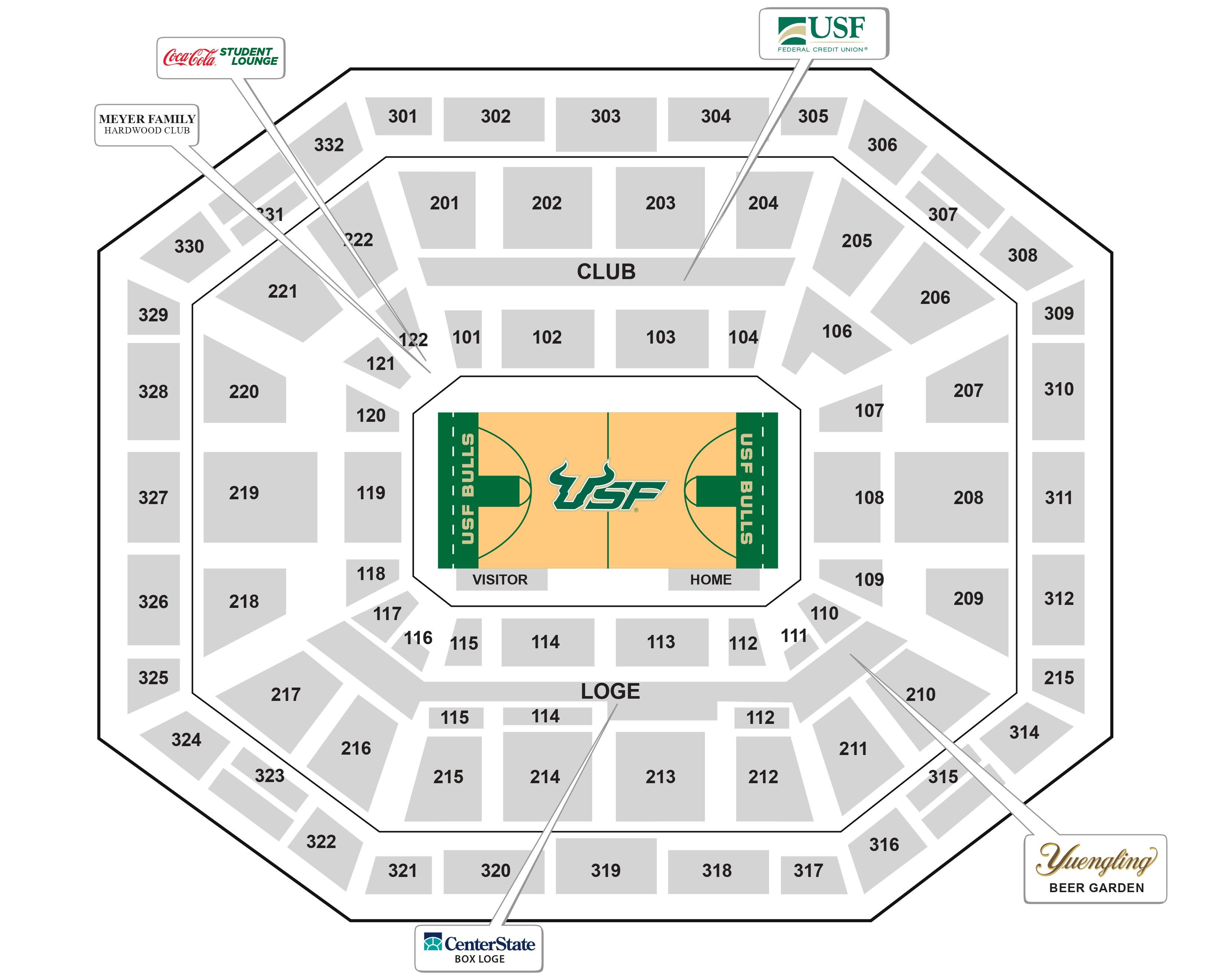 Amalie Arena Seating Charts & Views